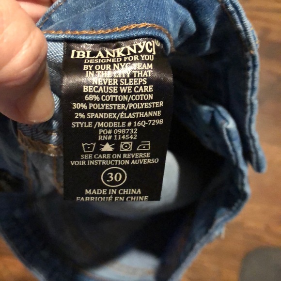 Blank NYC Skinny Jeans, Size 30 - Picture 4 of 8